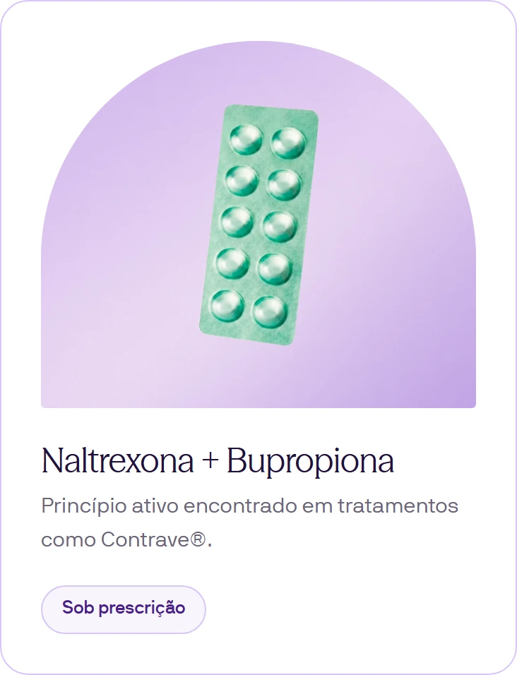 Opção de tratamento disponível apenas sob prescrição médica